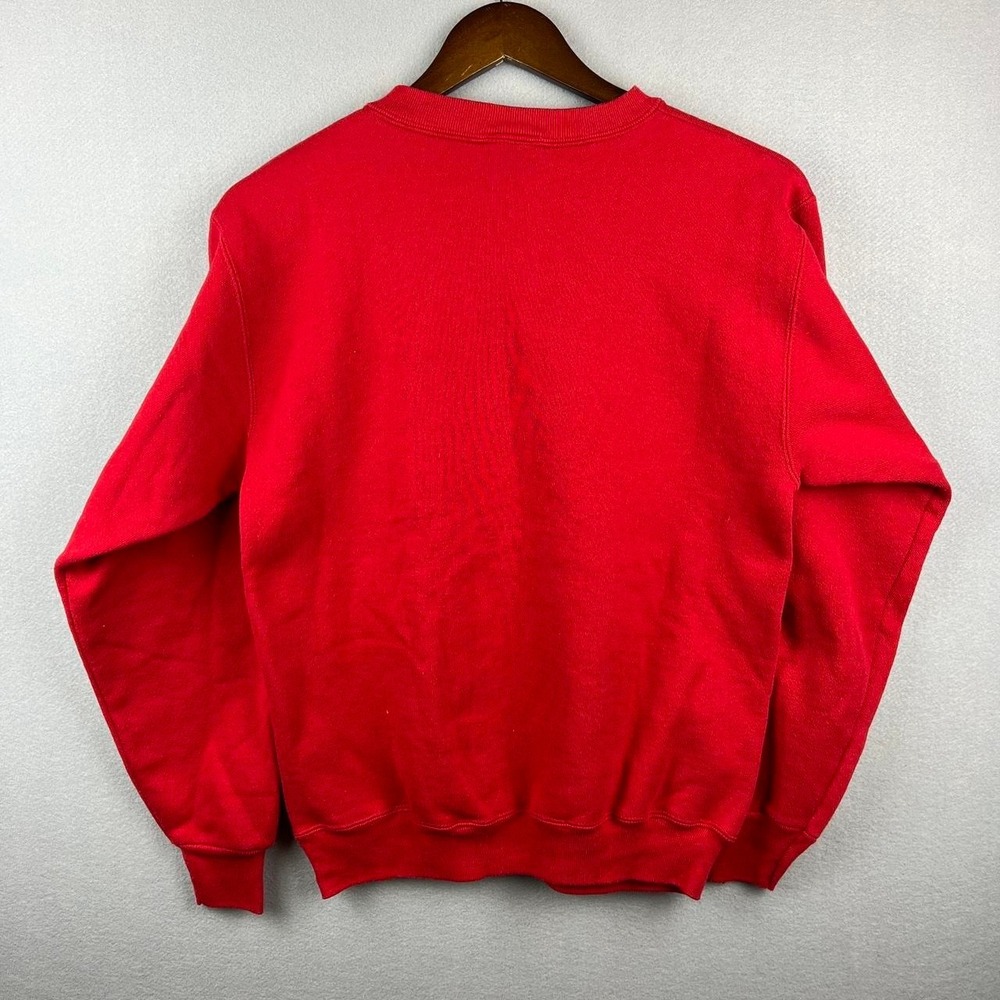 Vintage University of Maryland Red MV Sport Crewneck S - Picture 4 of 6